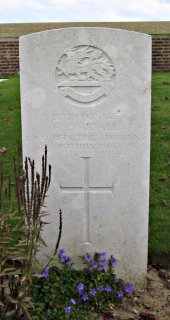 Francis Goodall at Ovillers Military Cemetery