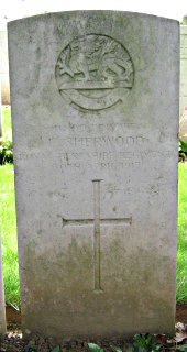 Frederick Sherwood at Aubigny Communal Cemetery Extension