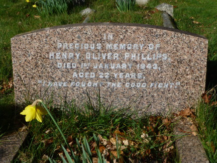Henry Phillips at Bearwood (St.Catherine's) Churchyard