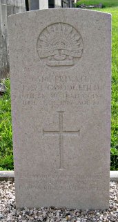 Joseph Goodchild at Sauchy-Lestree Communal Cemetery