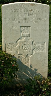 John Priest at Montecchio Precalcino Communal Cemetery Extension