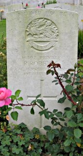 Robert Roberts at Serre Road Cemetery No.2