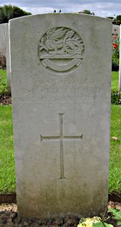 Reuben Crutchfield at Aubigny Communal Cemetery Extension