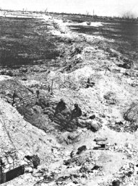 Old German trenches at Ovillers