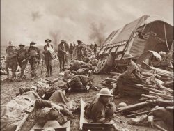 The Battle of the Menin Road, photograph by war photographer Frank Hurley